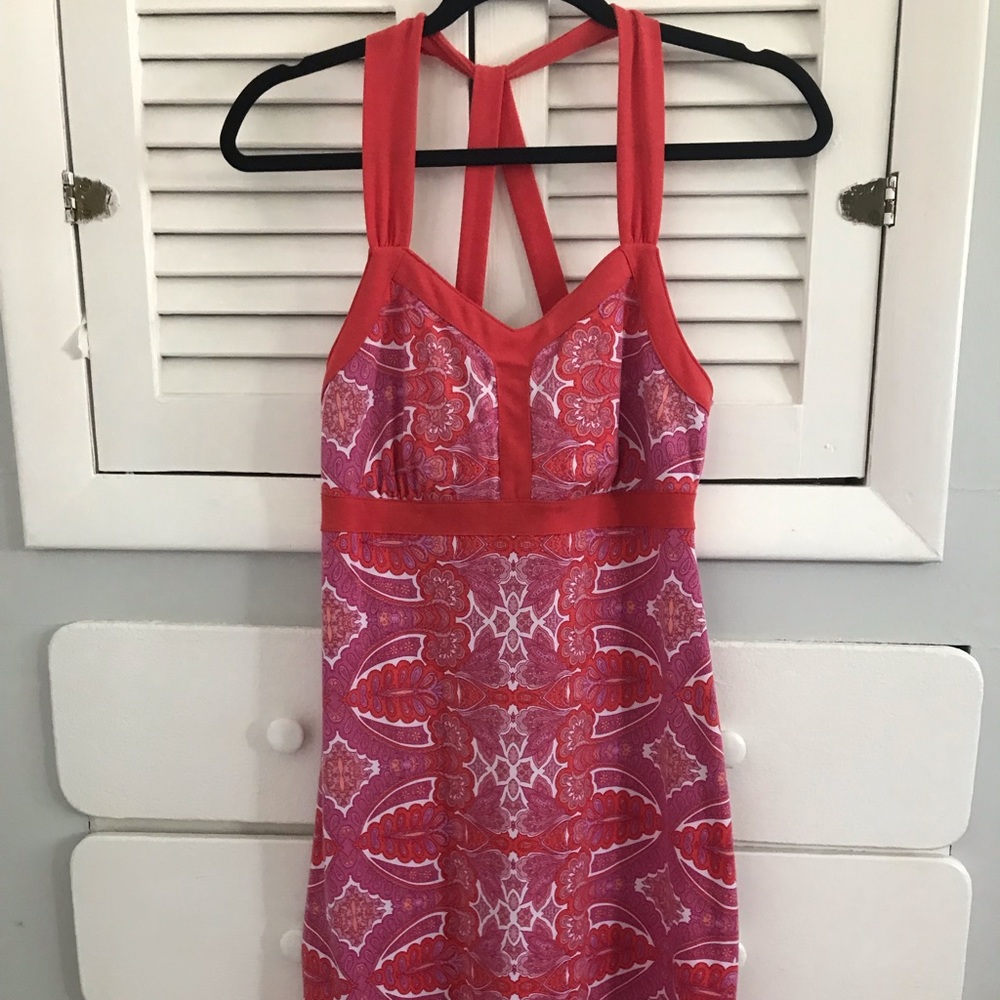 Pink Print Sporty Dress